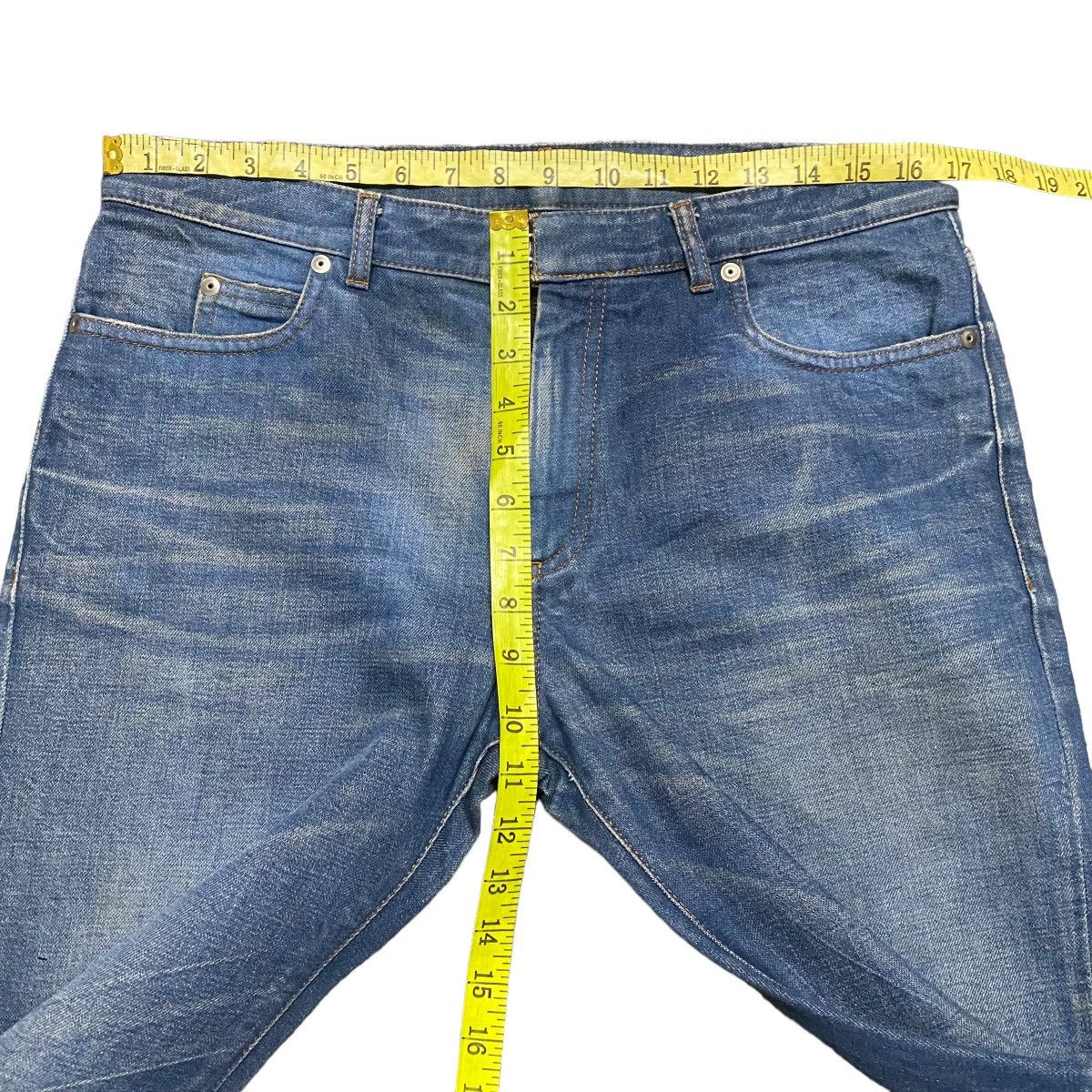 Maison Margiela Vintage Maison Margiela Raw Denim Jeans Washed Blue Size US 32 / EU 48 - 17 Thumbnail