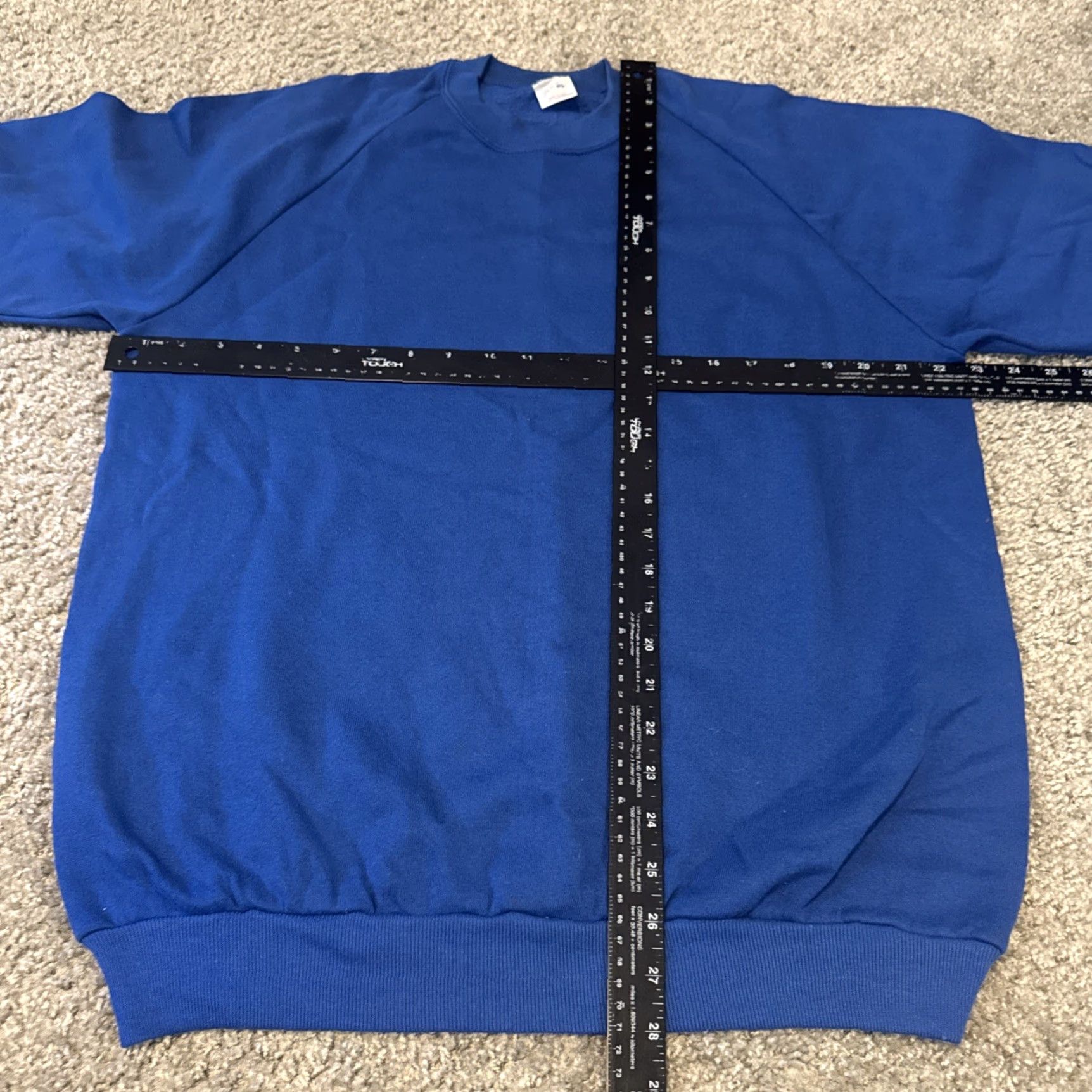 Jerzees VINTAGE Jerzees Sweatshirt Blue Crewneck 80s XL Men Pullover Size US XL / EU 56 / 4 - 5 Thumbnail