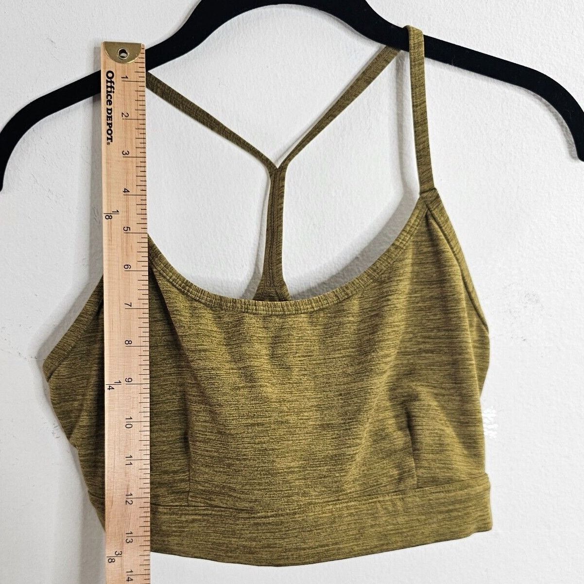 Other Joy Lab Olive Green Racer Back Spaghetti Strap Sports Bra M Size M / US 6-8 / IT 42-44 - 6 Thumbnail