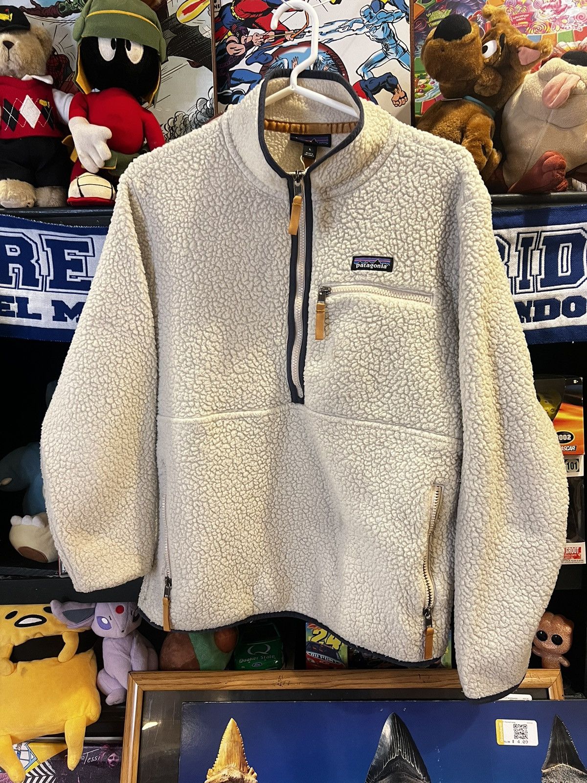 Patagonia half zip sherpa best sale
