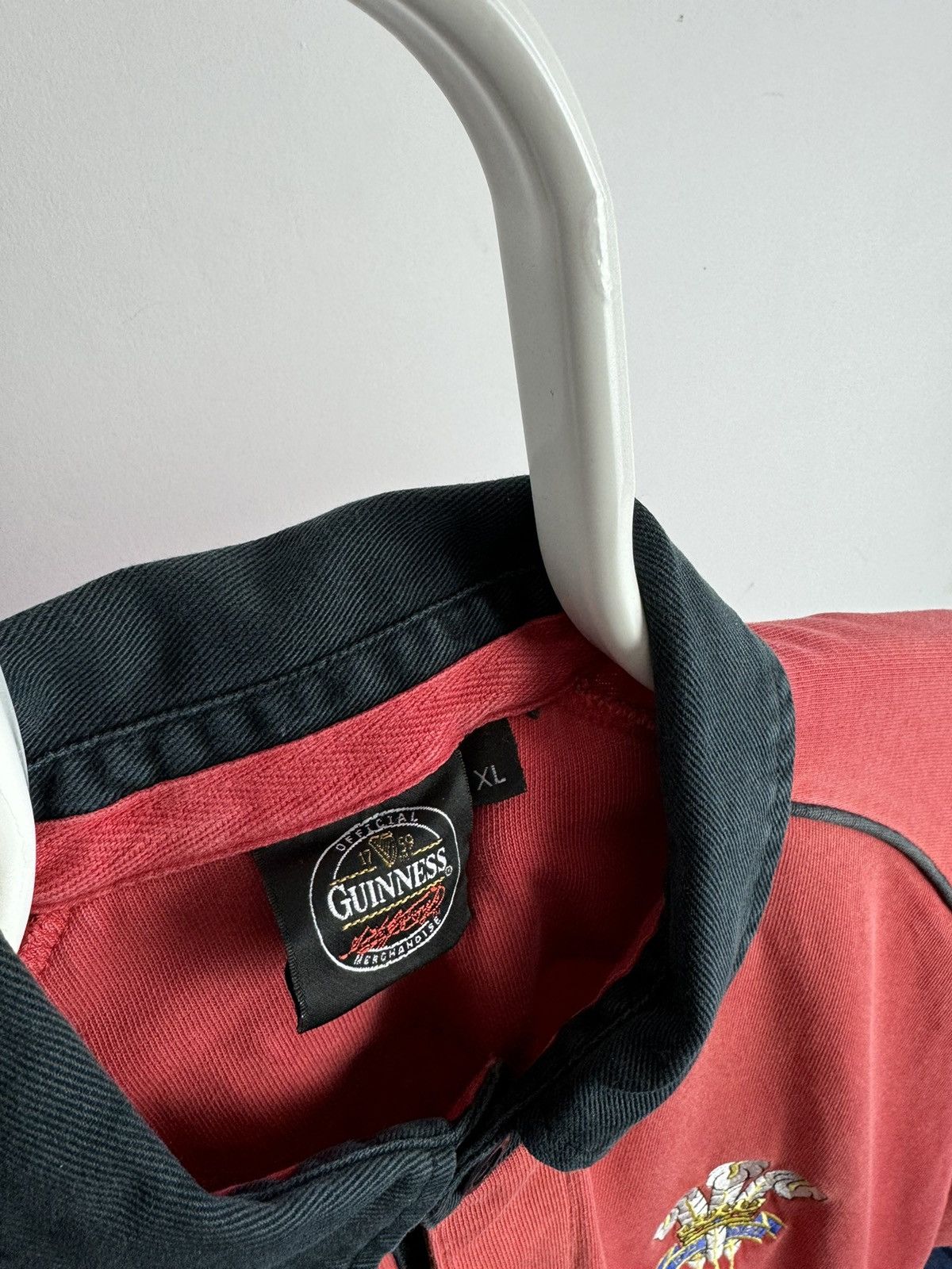 Vintage Vintage Guinness Cotton Traders Rugby Style Polo Shirt Size US XL / EU 56 / 4 - 4 Thumbnail
