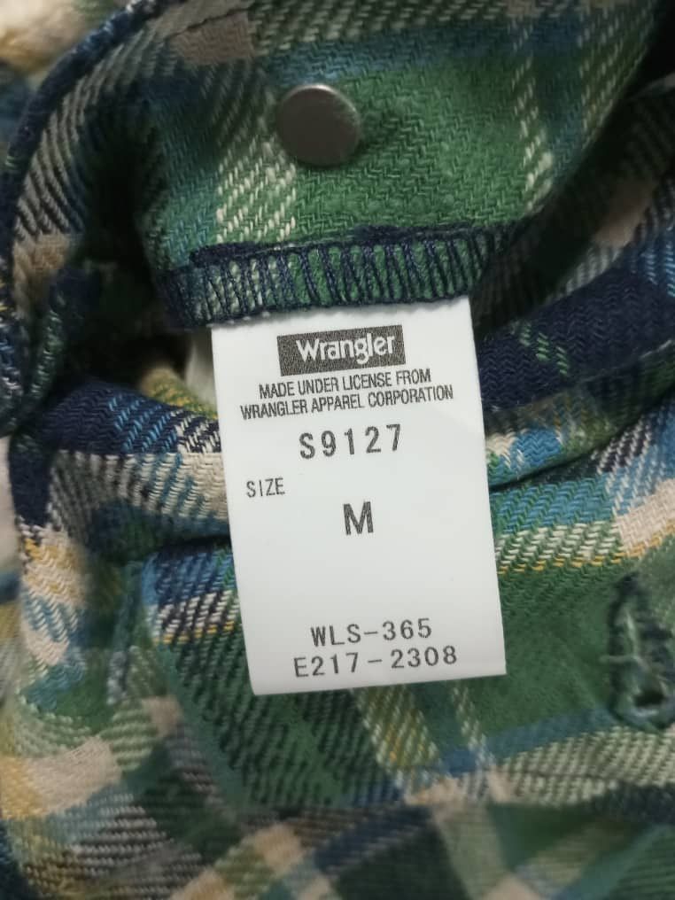 Japanese Brand × Vintage × Wrangler A01 Wrangler Sherpa Inside Button Up Jacket Size US M / EU 48-50 / 2 - 6 Thumbnail