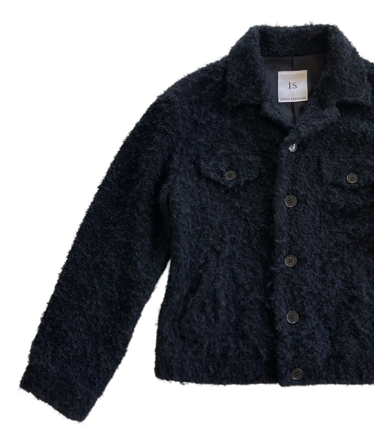 Issey Miyake Sunaokuwahara Wool Teddy Jacket Size M / US 6-8 / IT 42-44 - 4 Thumbnail