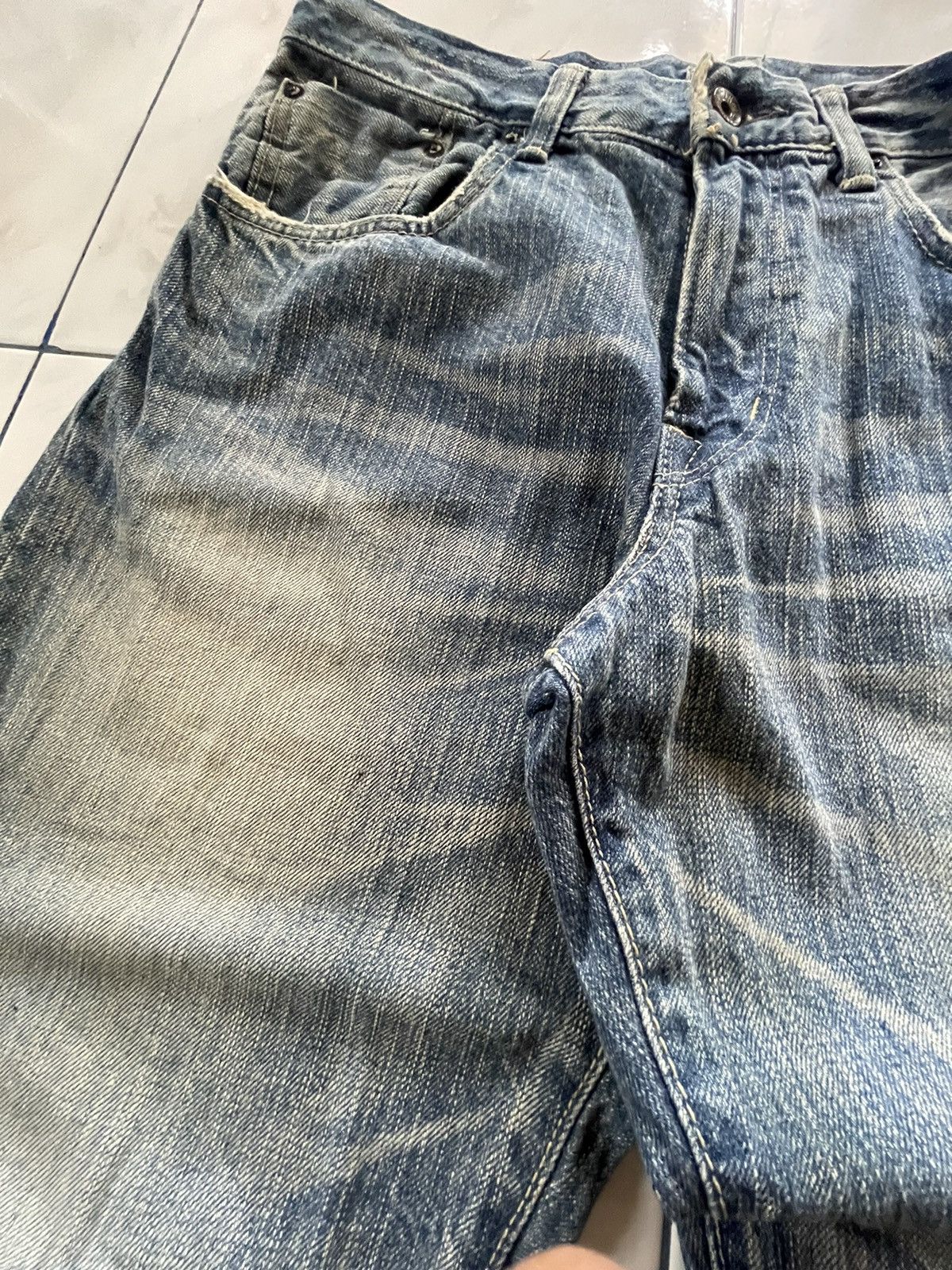Edwin × Japanese Brand × Vintage Vintage Edwin 505 Z Baggy Loose Selvedge Jeans Rare Size US 30 / EU 46 - 9 Thumbnail