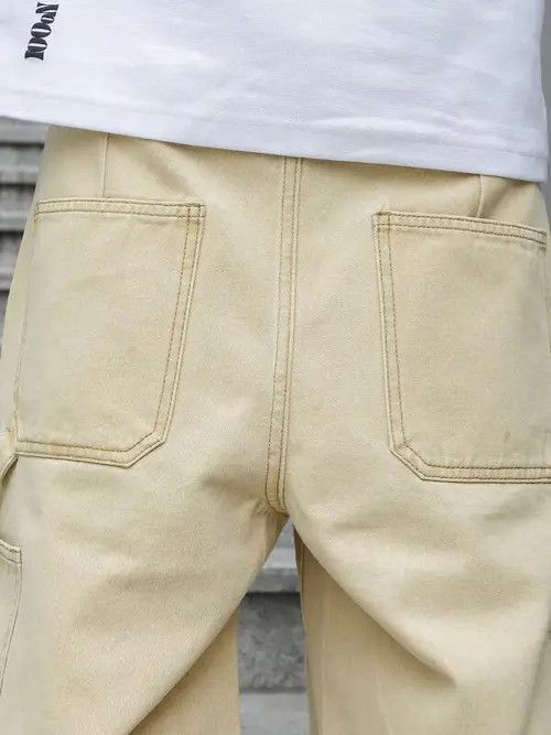 Jean Cargo Shorts Jorts Distressed Denim Size US 32 / EU 48 - 3 Thumbnail
