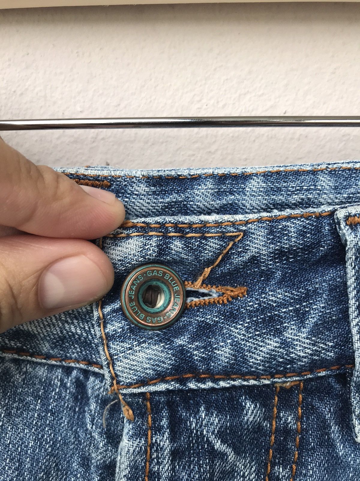 Vintage Vintage Gas Patches Honda Racing Distressed Denim Pants Size US 34 / EU 50 - 8 Thumbnail