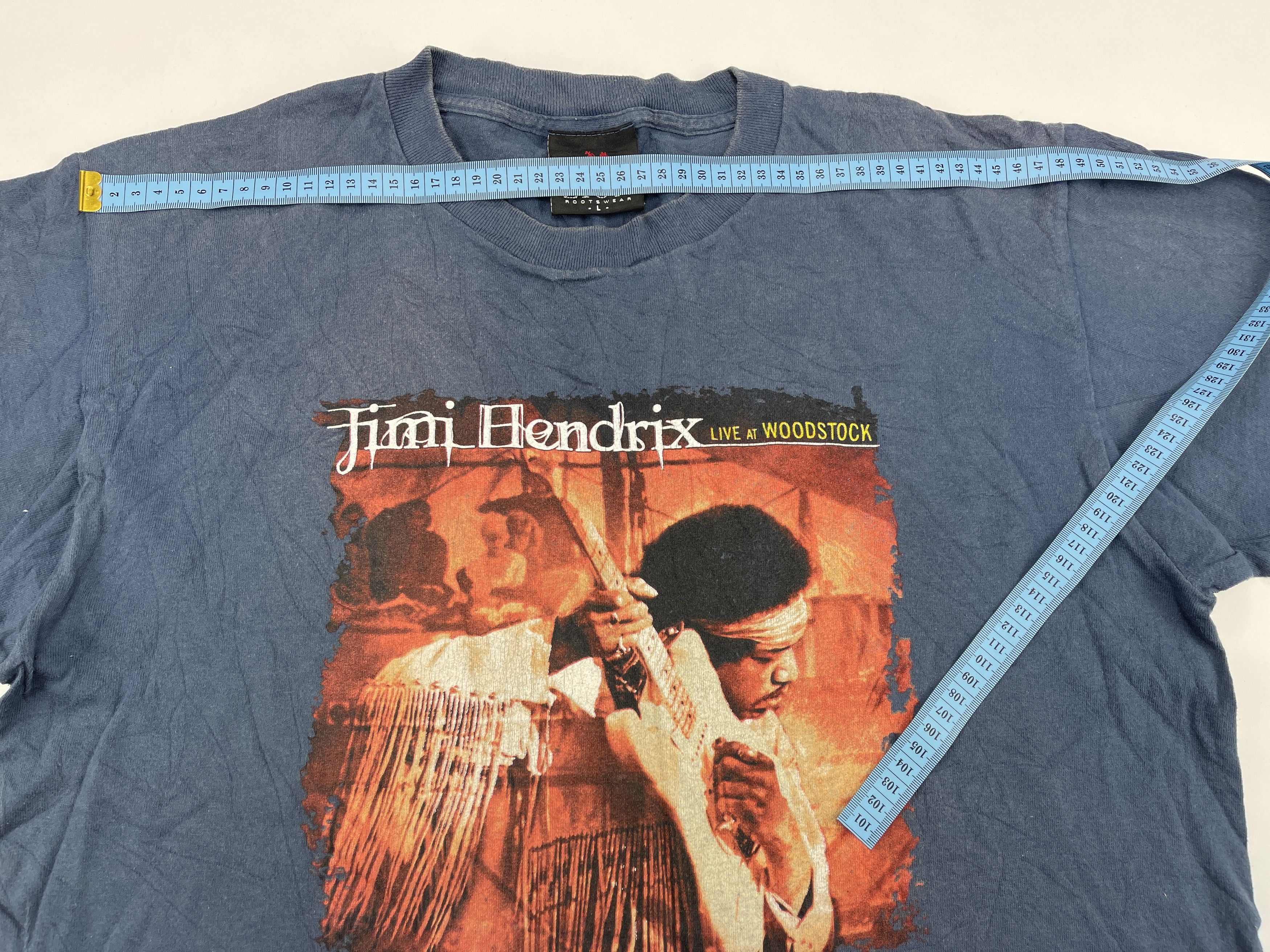Band Tees × Jimi Hendrix JIMI HENDRIX T-Shirt, 2000, Zion Rootswear, vintage L Size US L / EU 52-54 / 3 - 13 Thumbnail