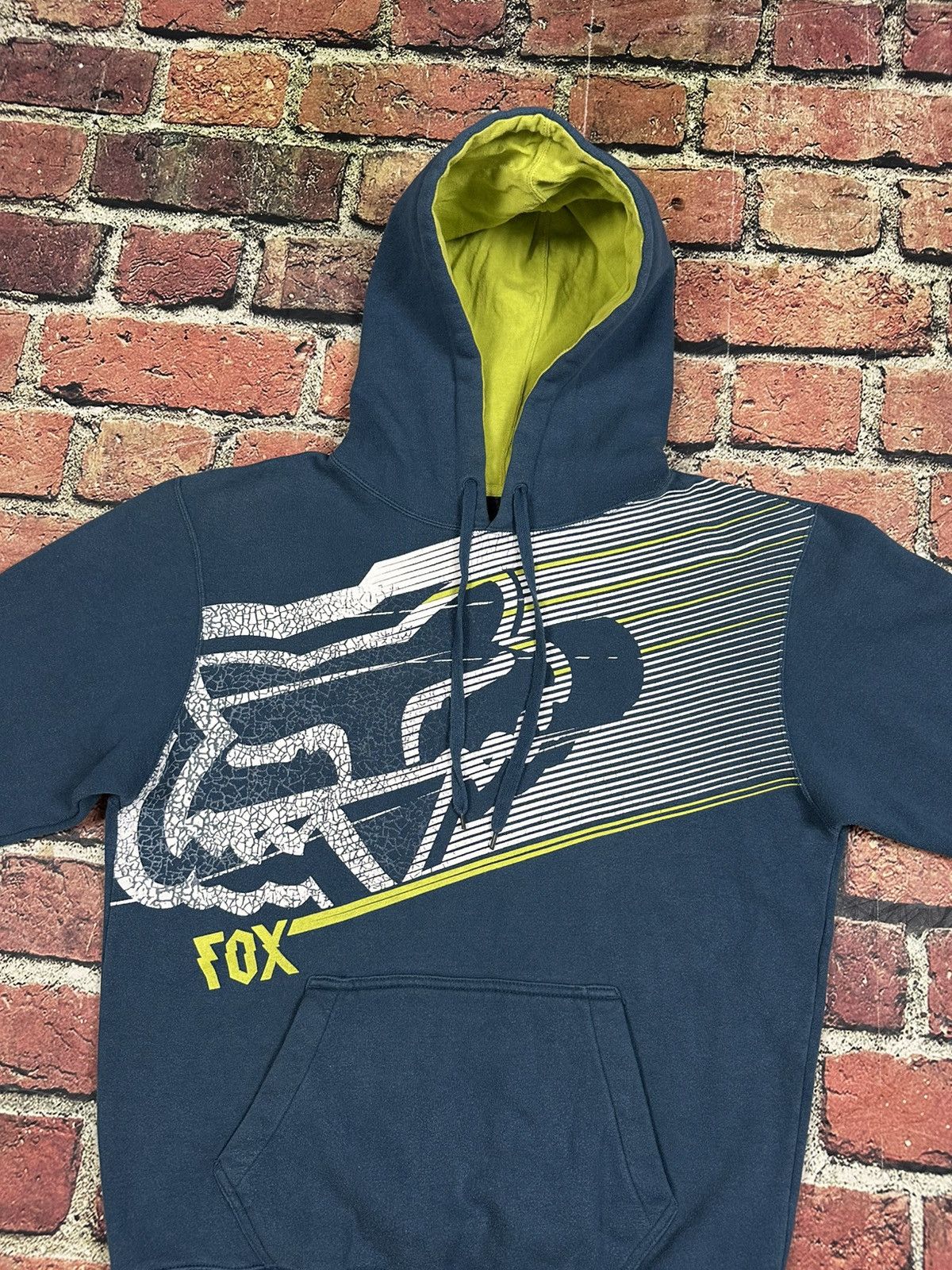 Fox Racing Y2K Vintage Fox Racing Hoodie Sweatshirt Cyber Grunge Size US M / EU 48-50 / 2 - 5 Thumbnail