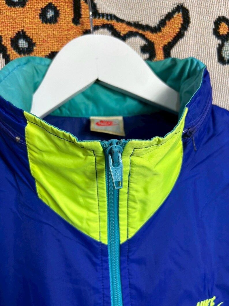 Nike Vintage 90s Nike Jacket size L Size US L / EU 52-54 / 3 - 3 Thumbnail