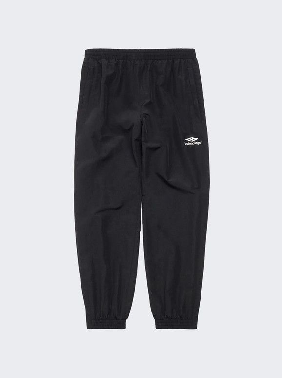 Balenciaga o1in1g0825 3B Sports Icon Regular Tracksuit Pants in Black Size US 34 / EU 50 - 1 Thumbnail