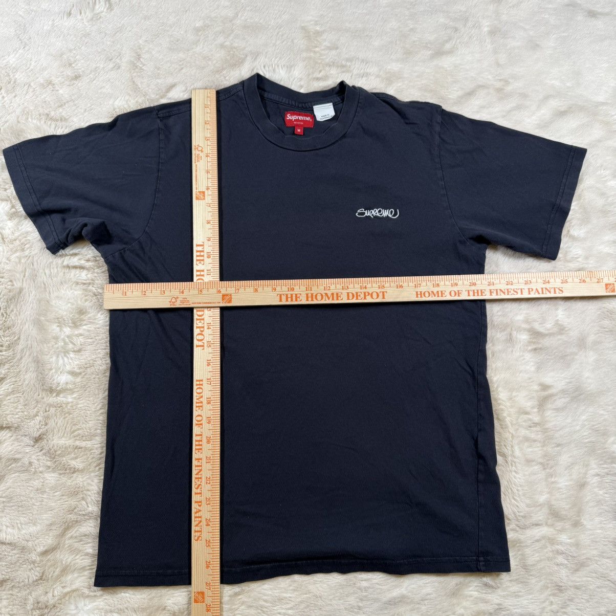 Supreme Supreme Washed Handstyle S/S Top Black Size Medium Size US M / EU 48-50 / 2 - 7 Thumbnail