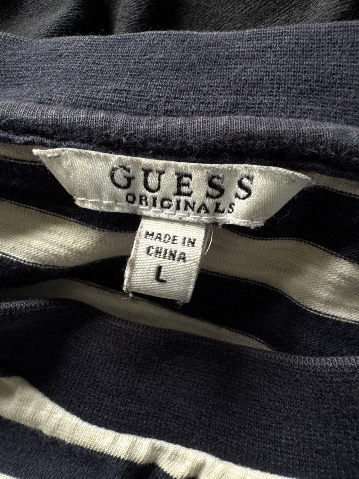 A$AP Rocky × Guess Guess x A$AP Rocky striped white/navy Size US L / EU 52-54 / 3 - 3 Thumbnail