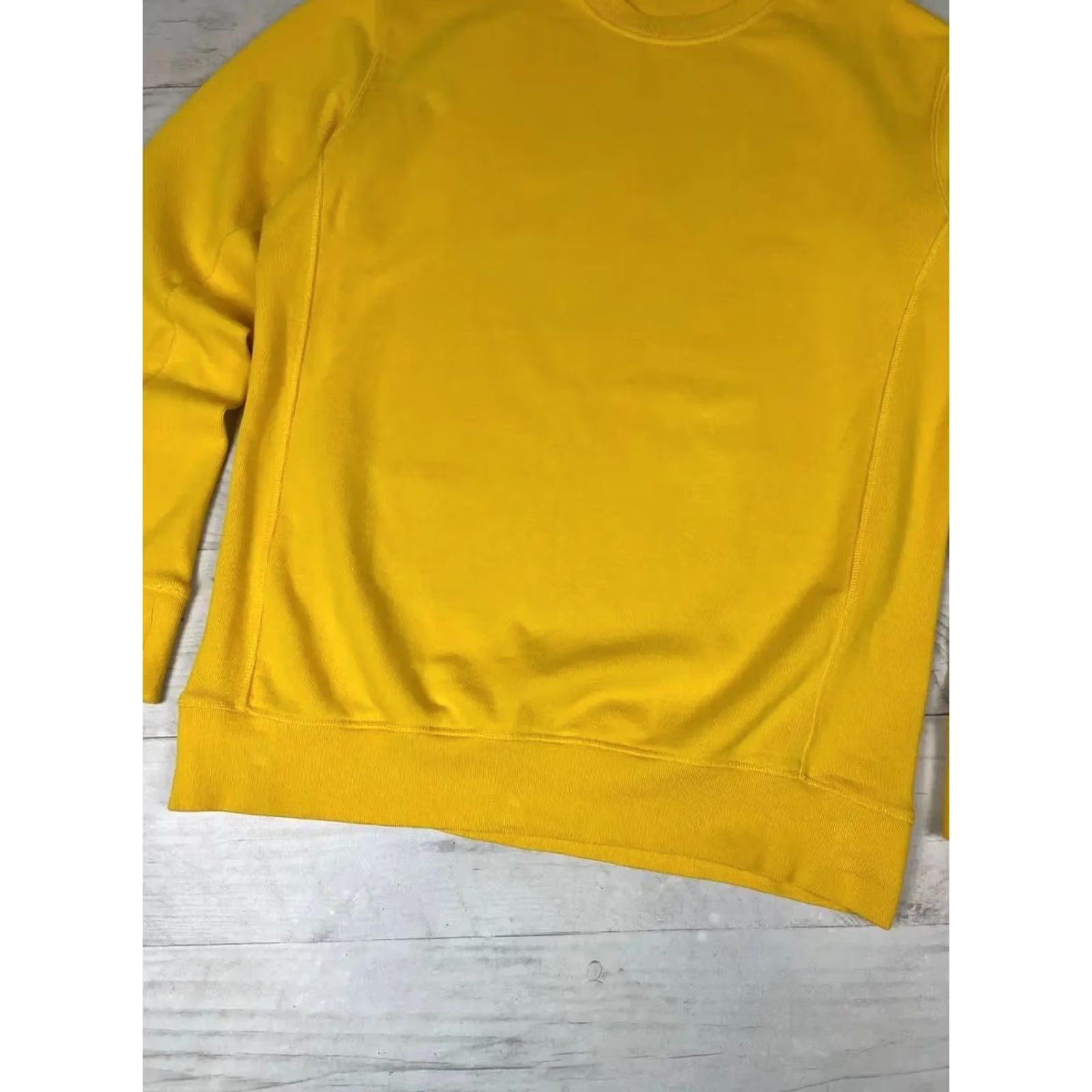 Stone Island VINTAGE Stone Island Sweatshirt Men 2XL Yellow Shirt Mens Size 2XL Cotton Logo Size US XXL / EU 58 / 5 - 3 Thumbnail