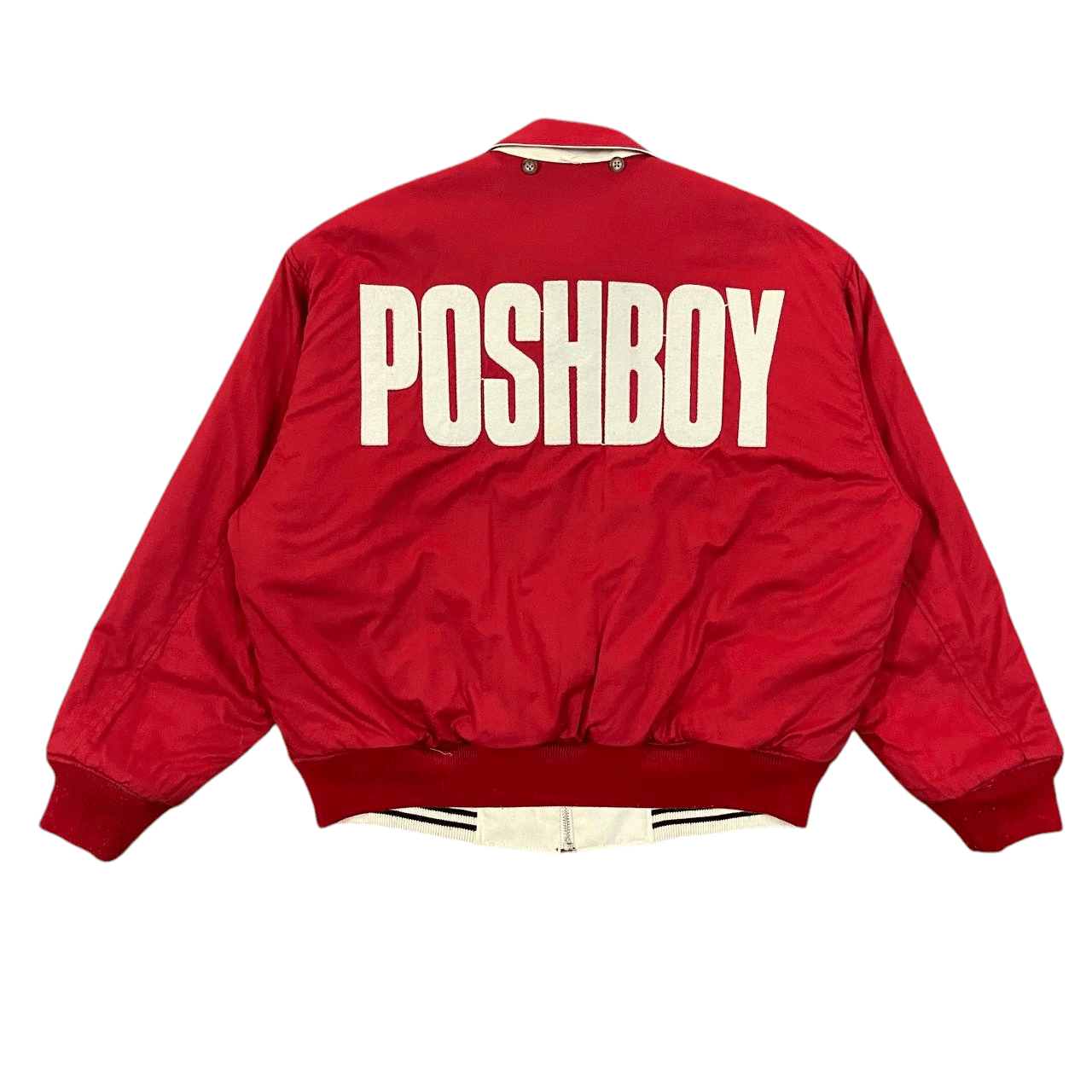 Japanese Brand Vintage Posh Boy Reversible Bomber Jacket Size US L / EU 52-54 / 3 - 18 Thumbnail