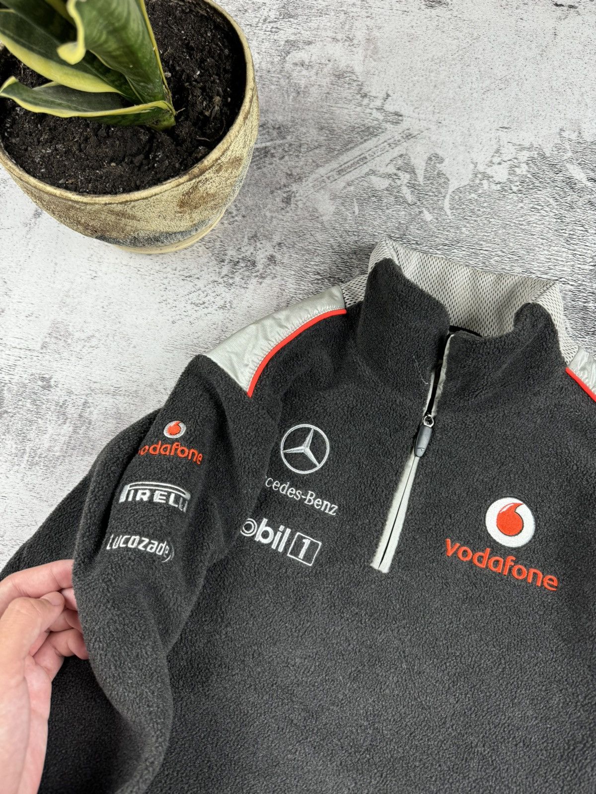 Mercedes-Benz Mercedes-Benz McLaren Vodafone Hugo Boss F1 Fleece Jacket Size US M / EU 48-50 / 2 - 10 Thumbnail