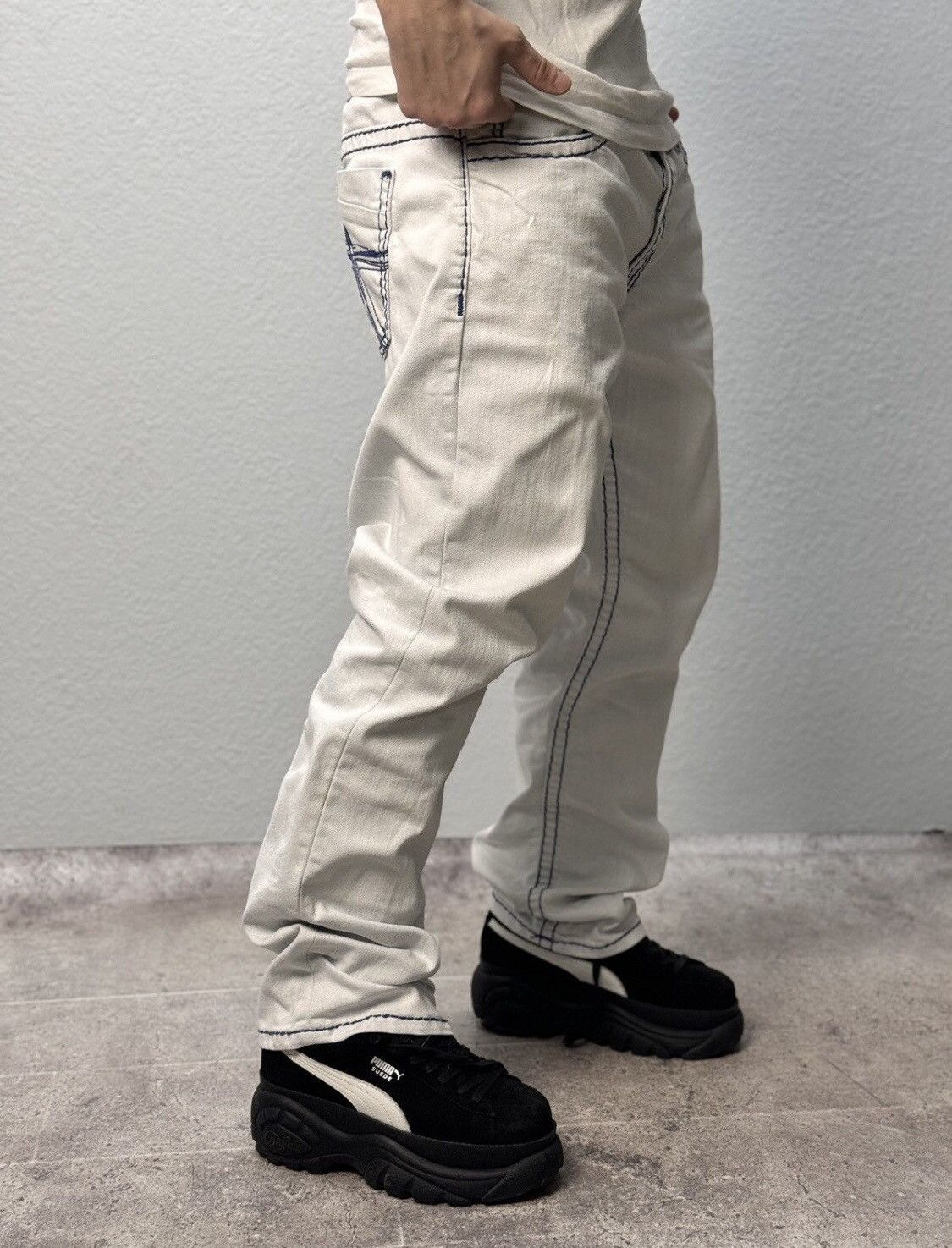 Christian Audigier × Vintage Vintage Wings Style Pants