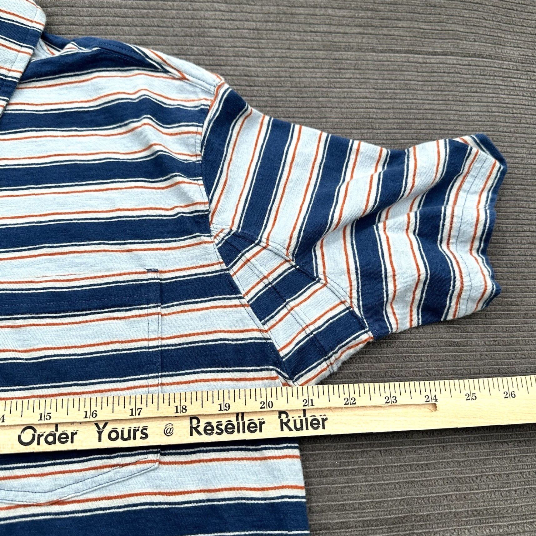 Vintage Duluth Polo Shirt Men M Striped Cotton Relaxed Fit Buttonless Pullover Casual Outdoor Outdoors American Classic Shirts Size US M / EU 48-50 / 2 - 4 Thumbnail