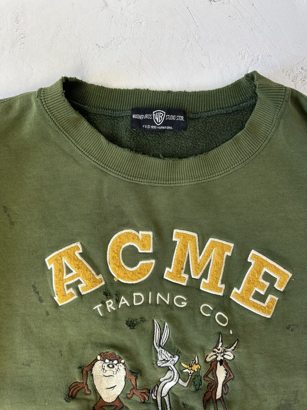 Other Vintage Warner Bros Studios Dead Sweatshirt Size US XL / EU 56 / 4 - 8 Thumbnail