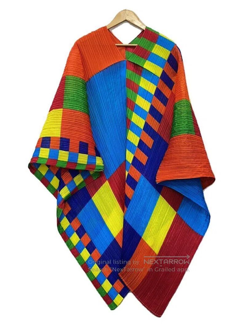 Issey Miyake Issey Miyake Color-block Coat Size M / US 6-8 / IT 42-44 - 1 Thumbnail