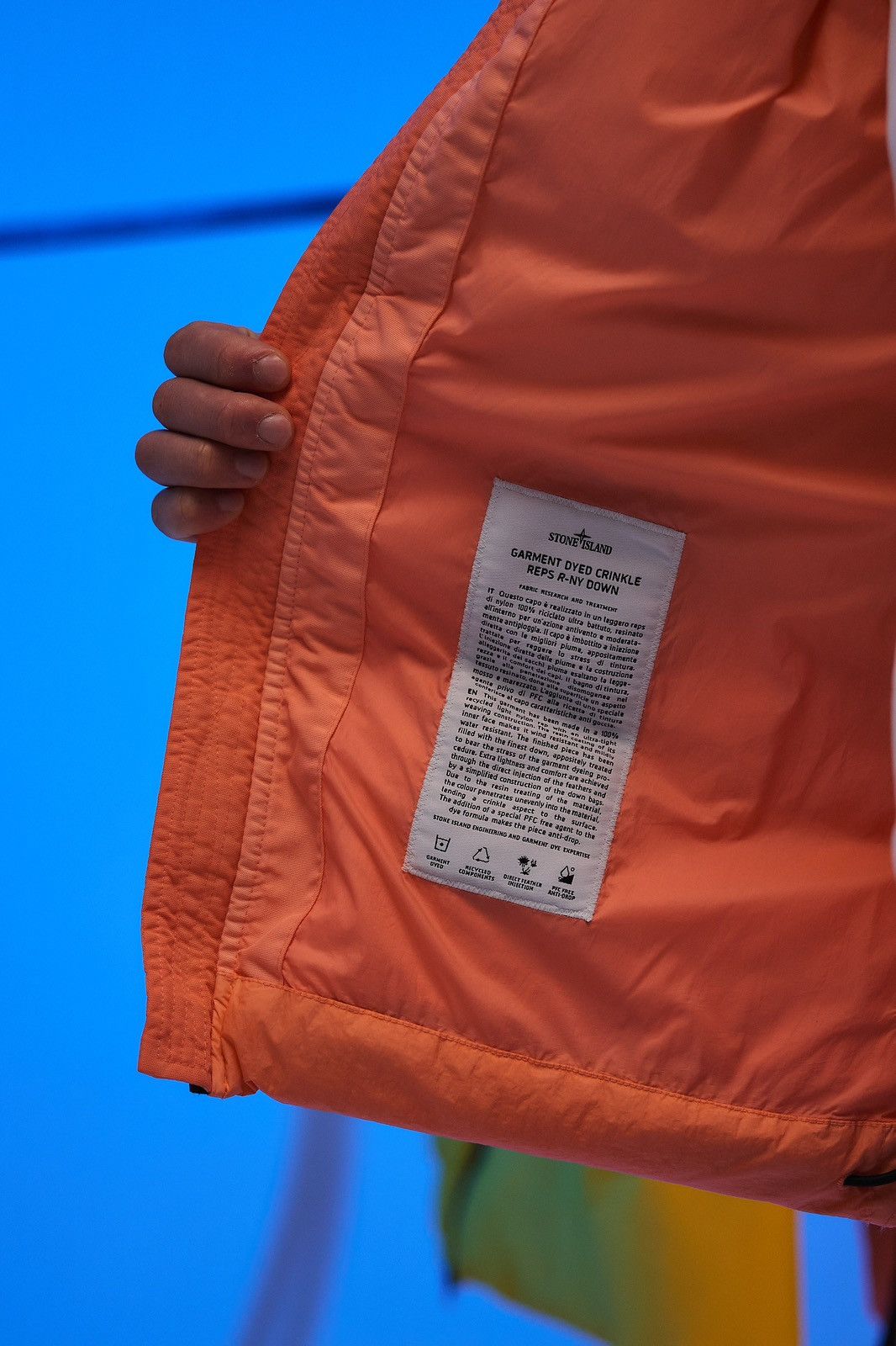 Stone Island GARMENT DYED CRINKLE REPS R-NY DOWN Size US XL / EU 56 / 4 - 6 Thumbnail