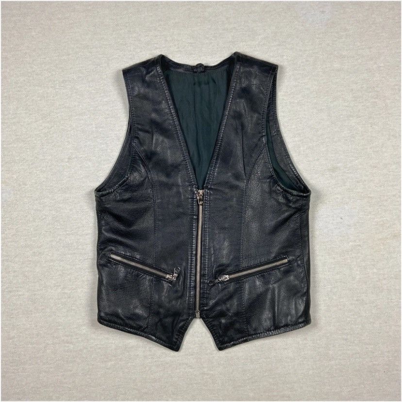 Lamb Leather Vest S