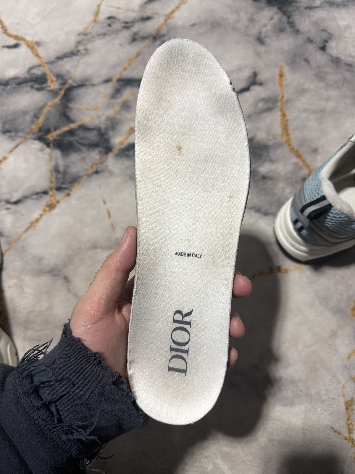 Dior Dior B22 Light Blue Grey White - Sz 9US Size US 9 / EU 42 - 10 Thumbnail