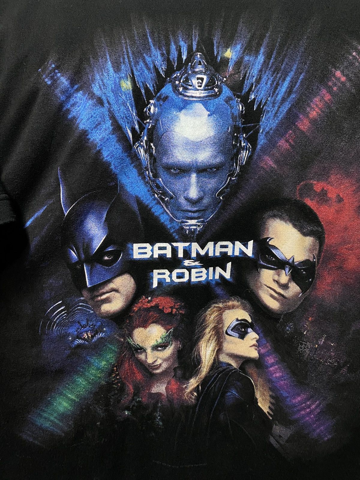 Other Vintage 90’s Batman & Robin Movie Promo Tee Shirt XLarge Size US XL / EU 56 / 4 - 6 Thumbnail