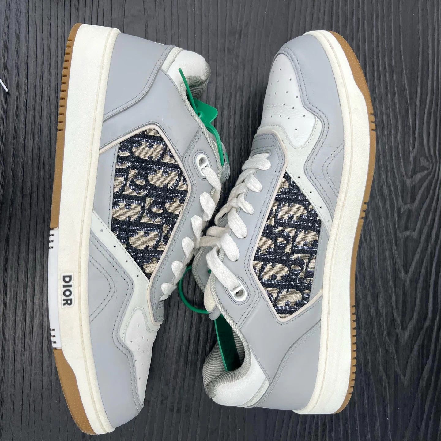 Dior Dior B27 Gray White 43 Like New Size US 10 / EU 43 - 3 Thumbnail