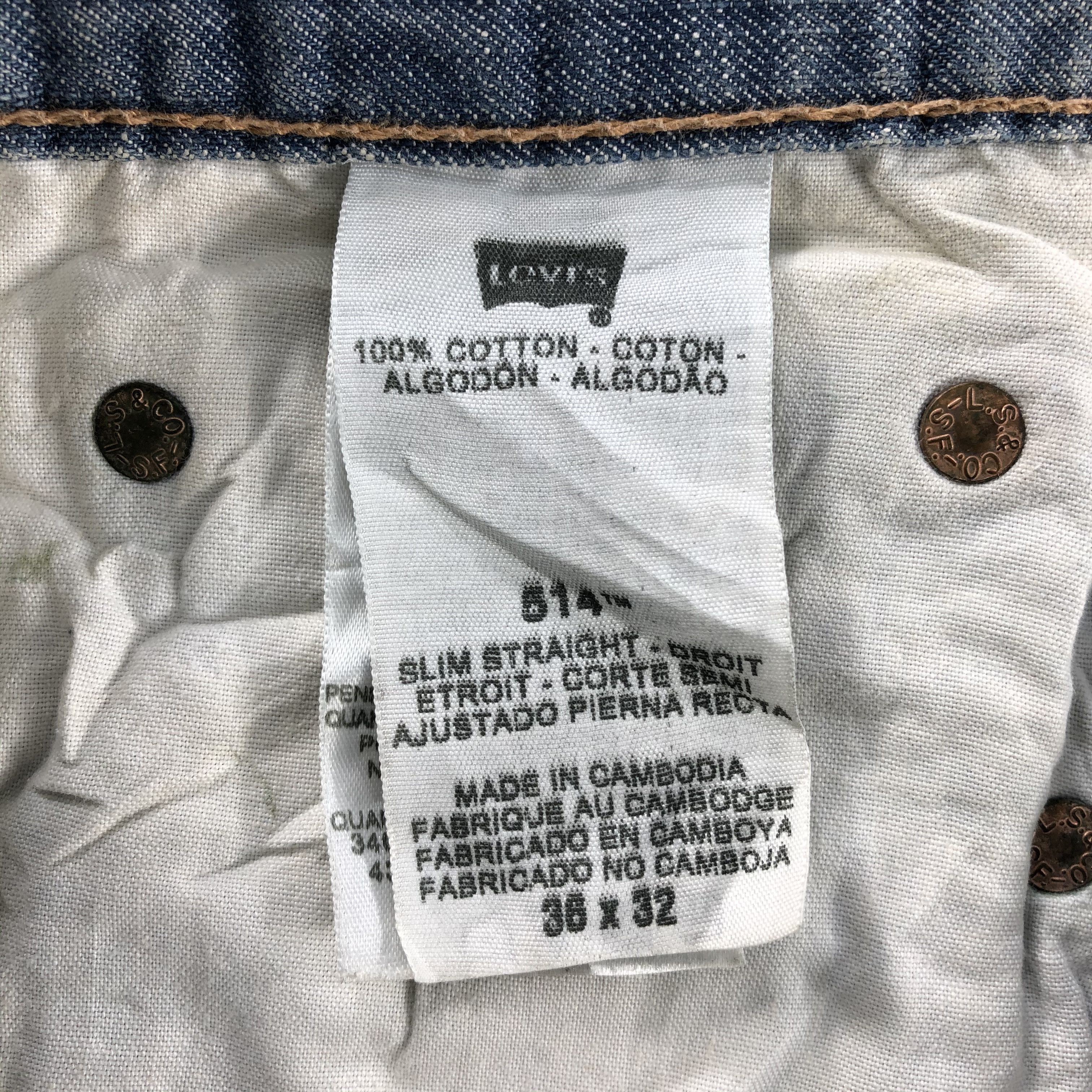 Levi's Light Wash Vintage Levis 514 Jeans-J1281 Size US 37 - 10 Thumbnail
