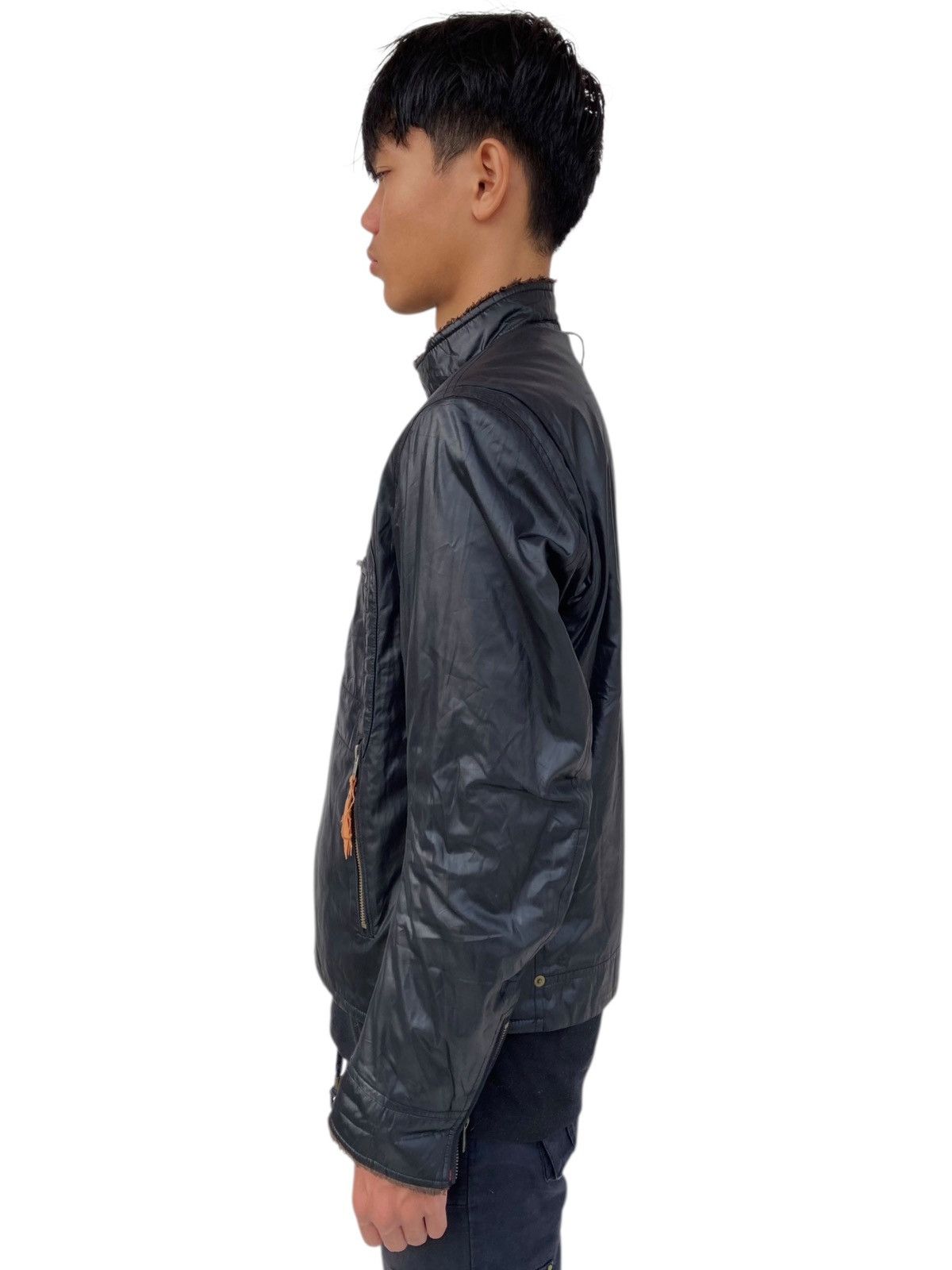 14th Addiction 1990s Ball Italy - Nylon Biker Jacket Size US L / EU 52-54 / 3 - 3 Thumbnail
