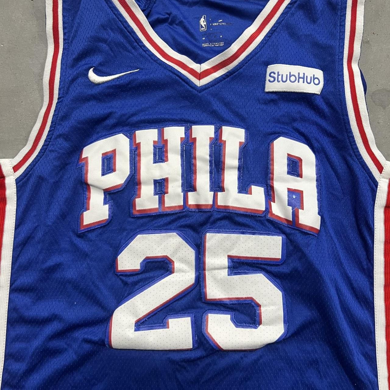NBA × Nike Vintage Y2K Nike NBA Philadelphia 76ers Ben Simmons Jersey! Size US M / EU 48-50 / 2 - 2 Thumbnail