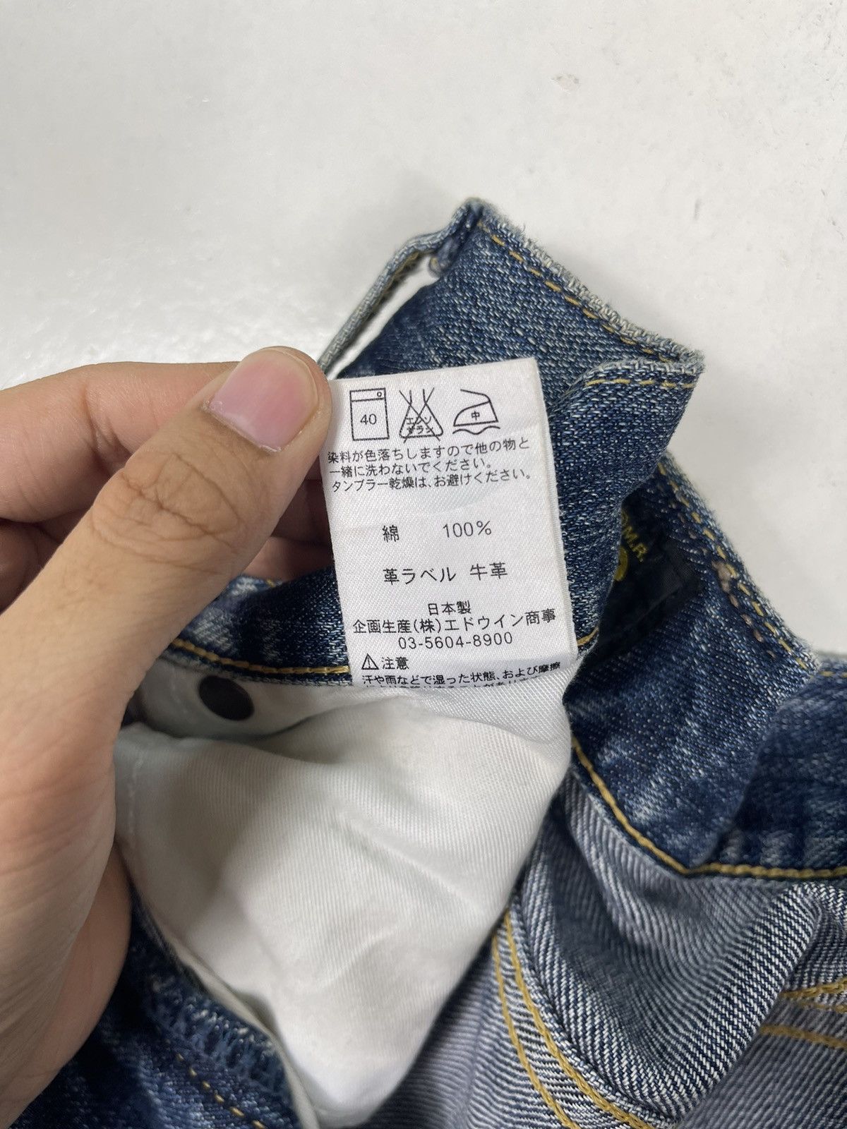 Lee Lee Rider Ripped Denim Zipper Fly Blue Jeans Size US 30 / EU 46 - 17 Thumbnail
