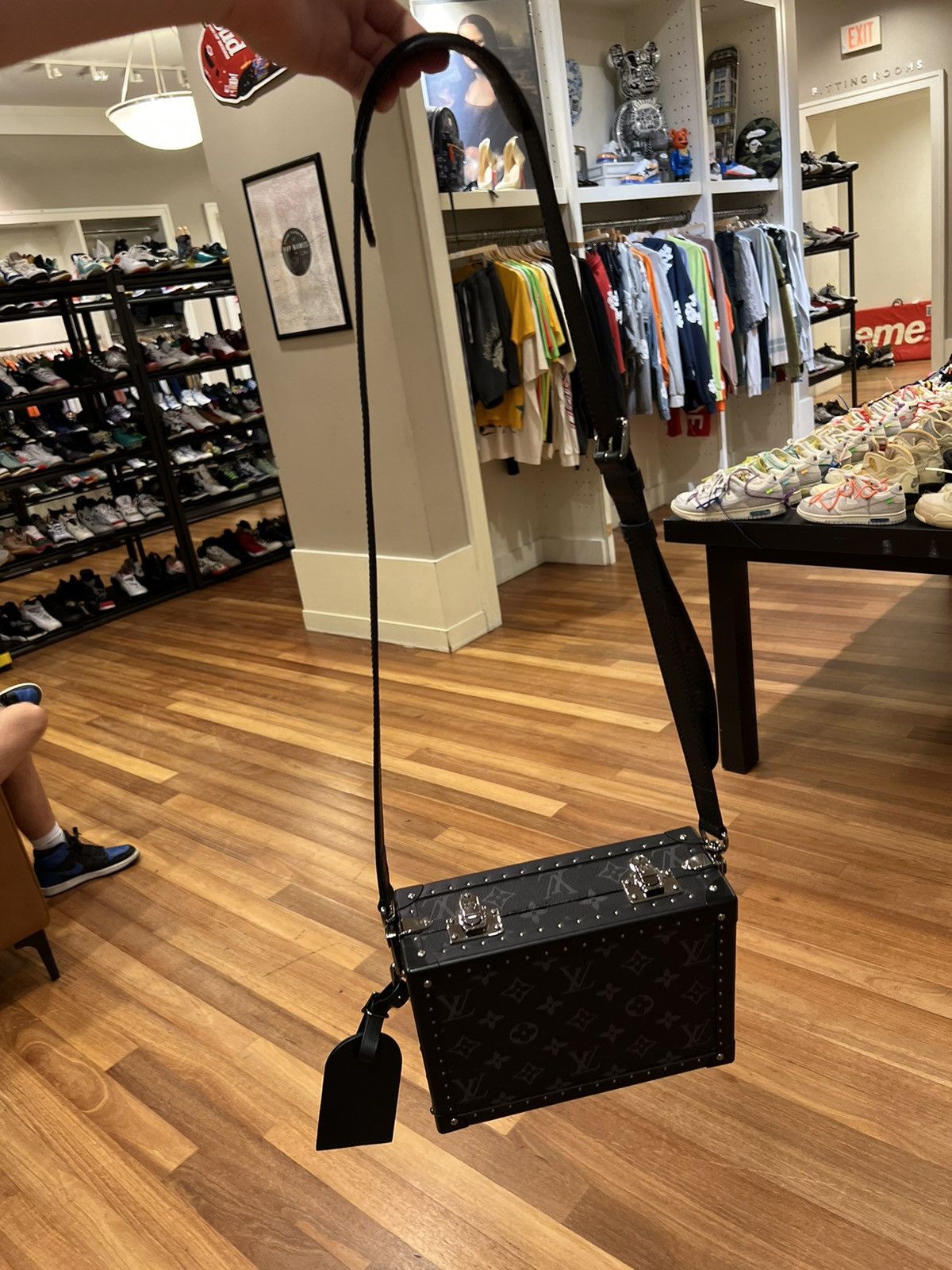 Louis Vuitton Louis Vuitton Clutch Box Monogram Eclipse Side Bag Size ONE SIZE - 10 Thumbnail