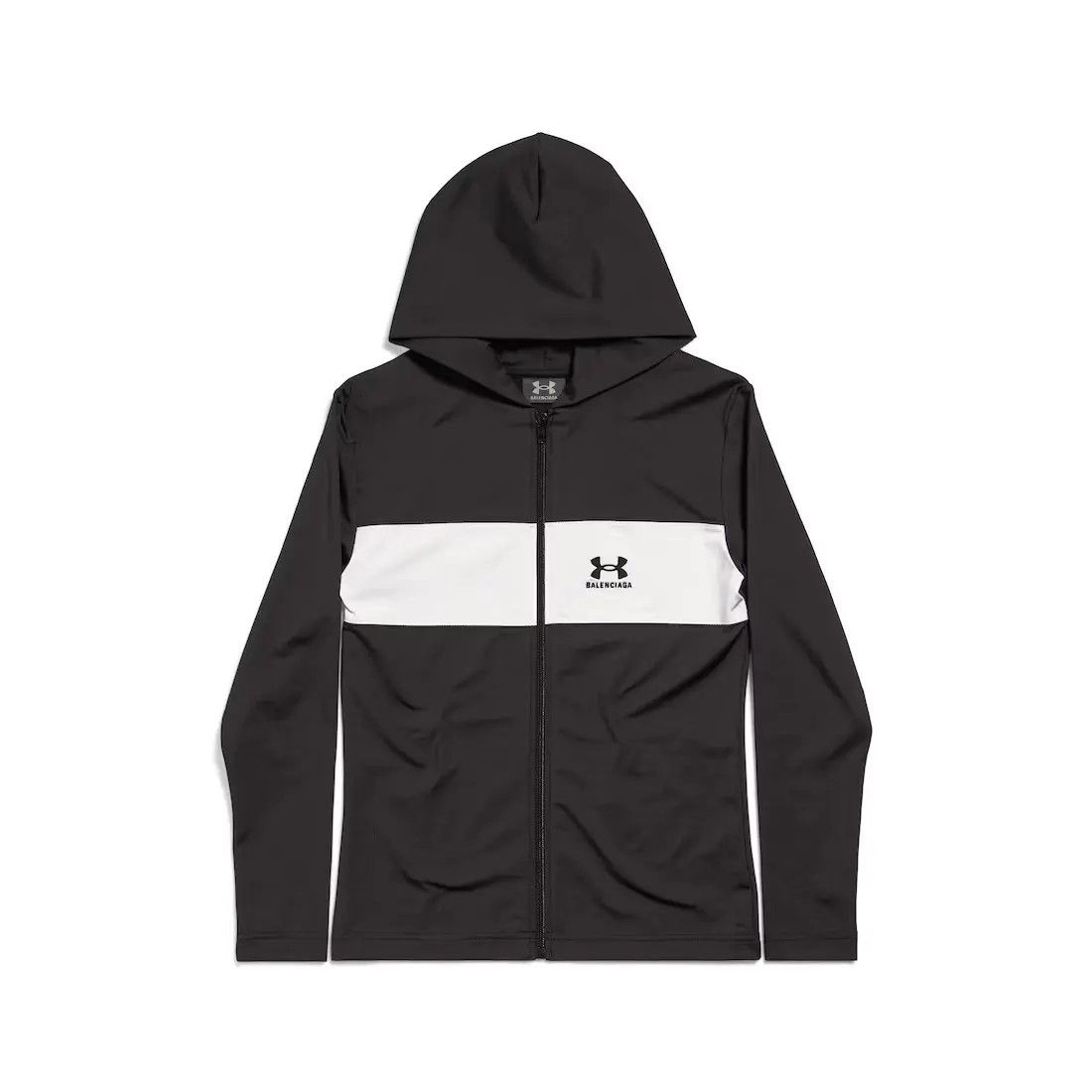 Balenciaga × Under Armour o1w1db10425 Under Armour® Sweatsuit Hoodie in Black/White Size US L / EU 52-54 / 3 - 3 Thumbnail