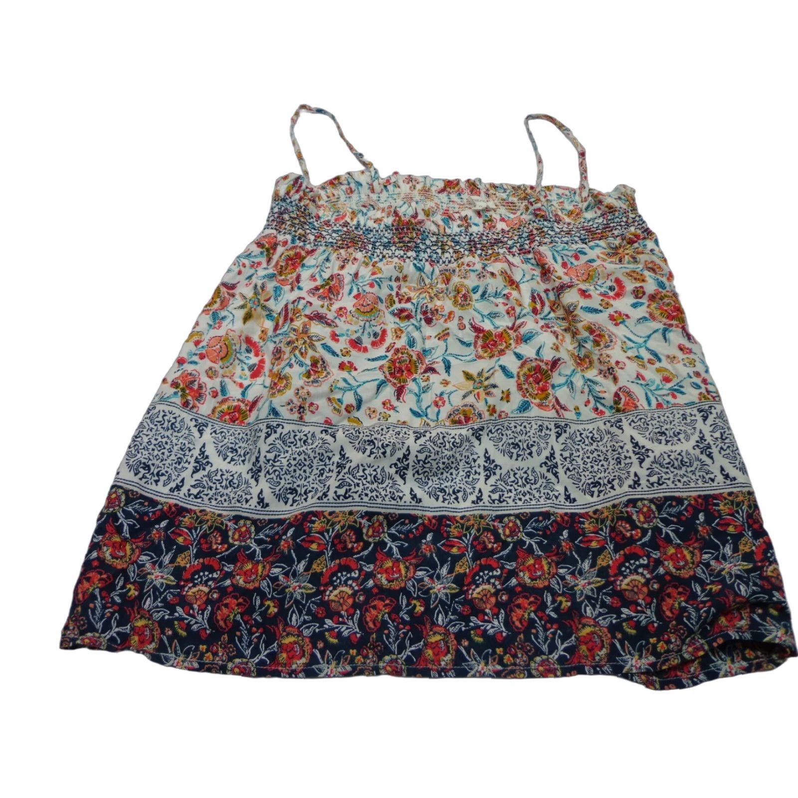 Vintage **Women's Medium Floral Spaghetti Strap Pullover** User: Women's Medium Floral Spaghetti Strap Pullover NEW Size M / US 6-8 / IT 42-44 - 1 Thumbnail