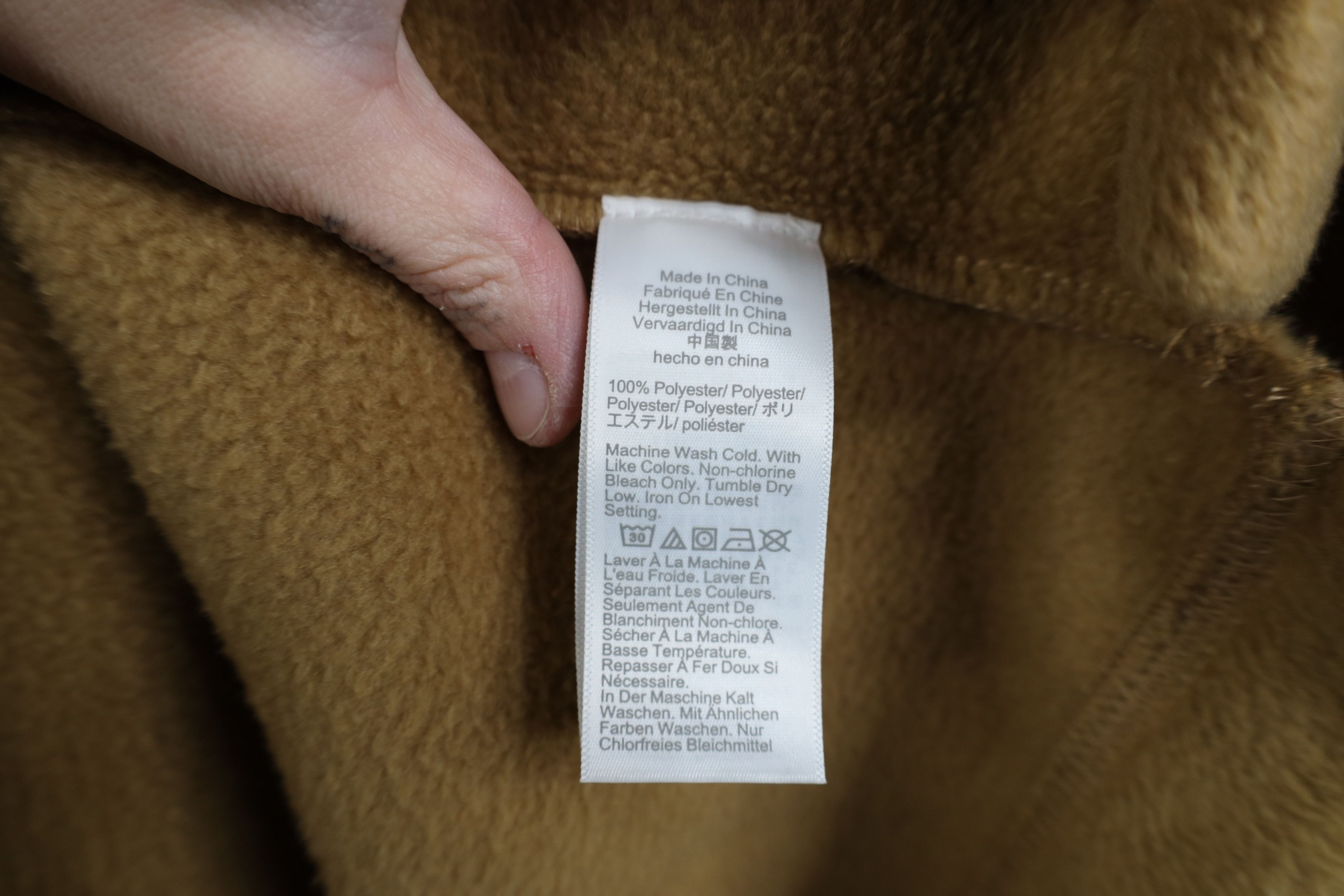 J.Crew J Crew Front Tunic Sherpa Fleece Pullover Sweater Beige Size M / US 6-8 / IT 42-44 - 9 Thumbnail