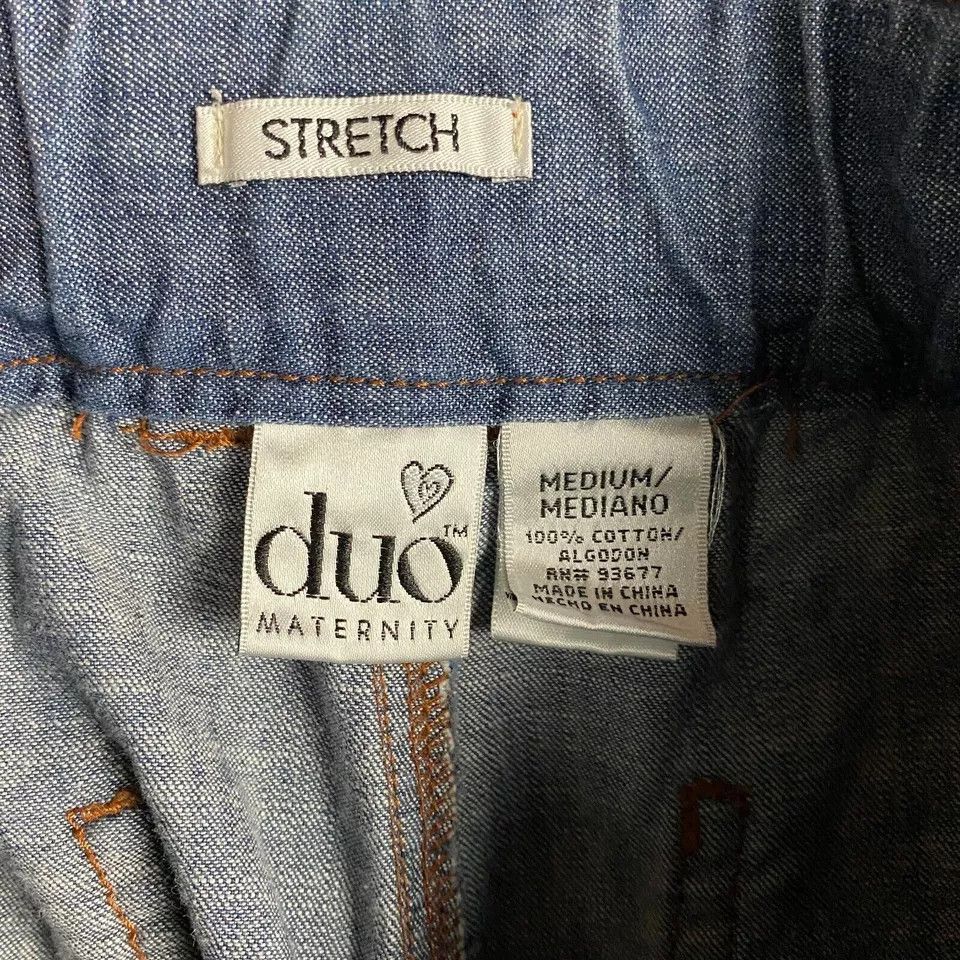Other Duo Maternity Capri Cargo Pants Medium Women's Stretch Size 37" - 9 Thumbnail