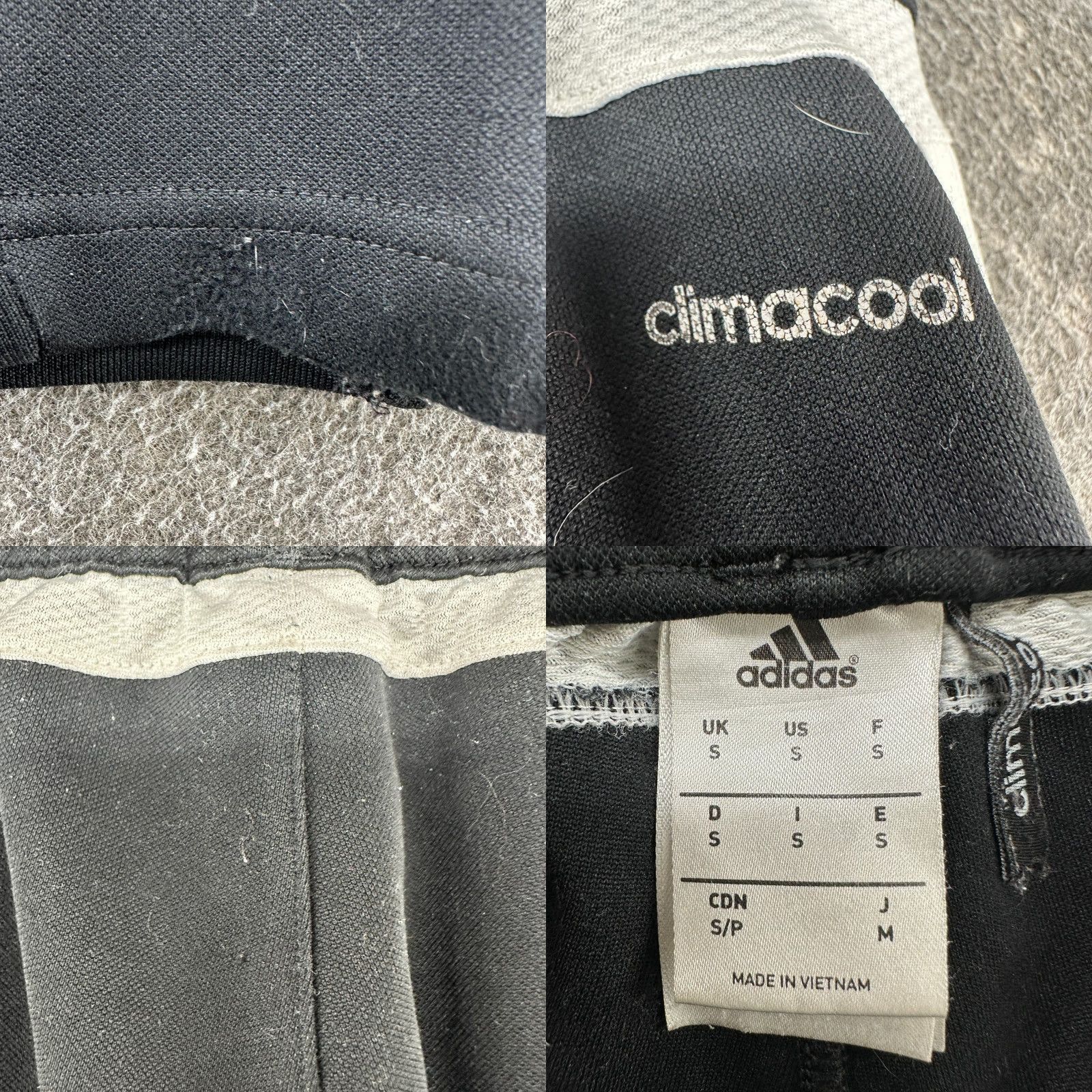 Adidas Adidas Pants Mens Small Black White Jogger Climacool Drawstring Logo Polyester Shirt? Size US 29 - 9 Thumbnail