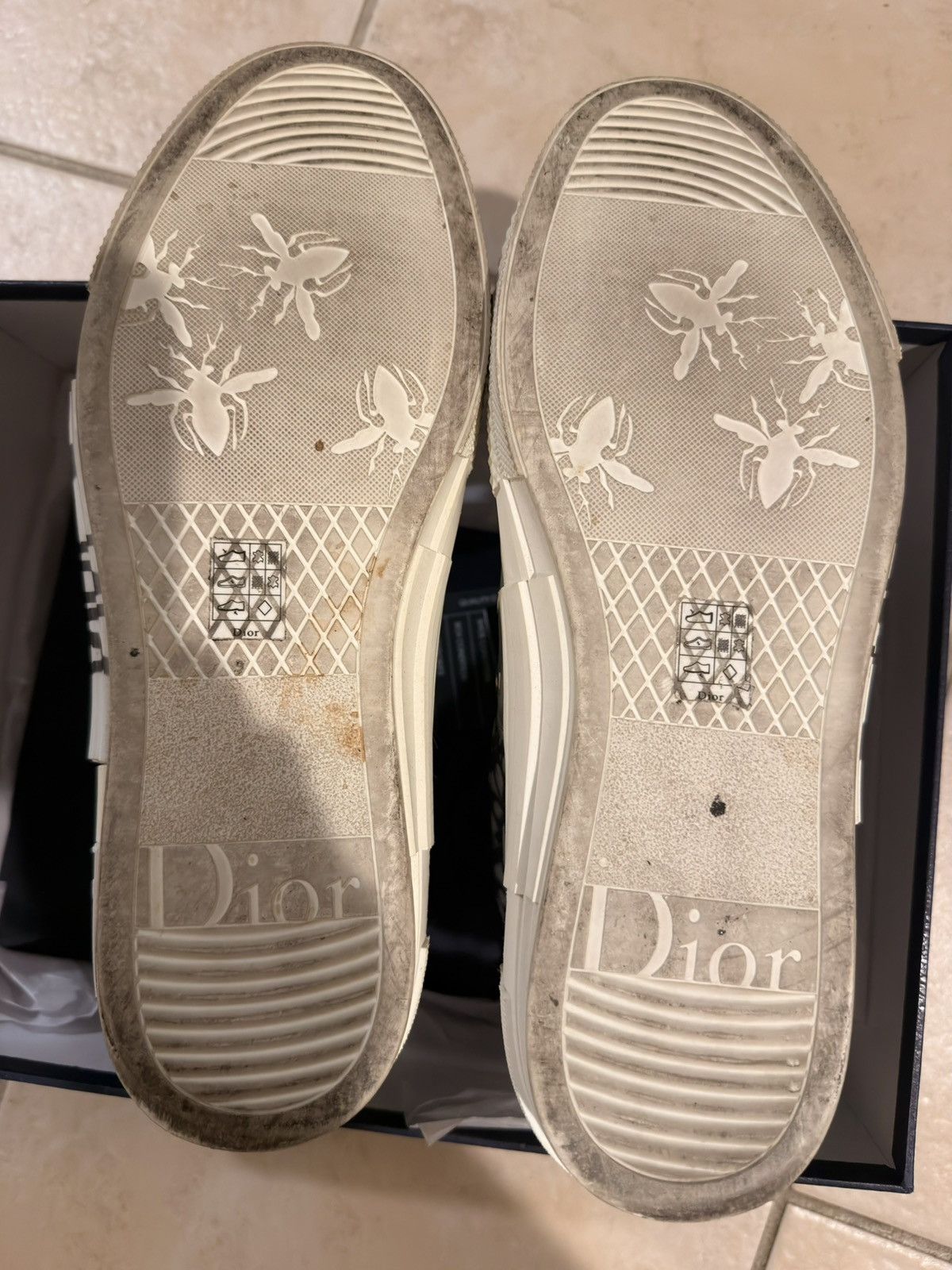 Dior × Stussy Christian Dior Shawn Stussy B23 High Top Bee Embroidery Size US 11 / EU 44 - 4 Thumbnail