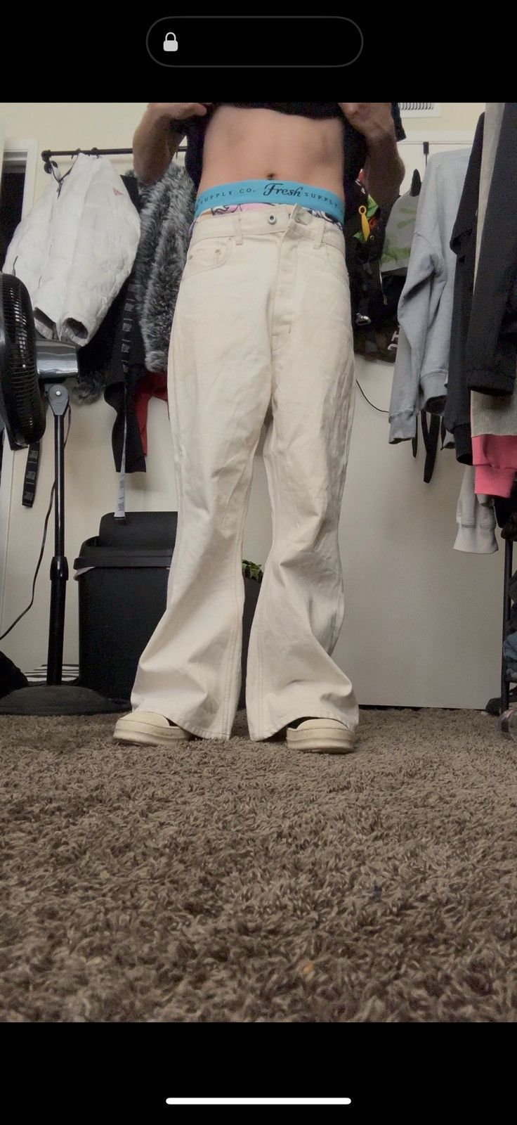 Rick Owens × Rick Owens Drkshdw Rick Owens DRKSHDW Bolans Bootcut Japanese Selvedge Denim Size US 28 / EU 44 - 6 Thumbnail
