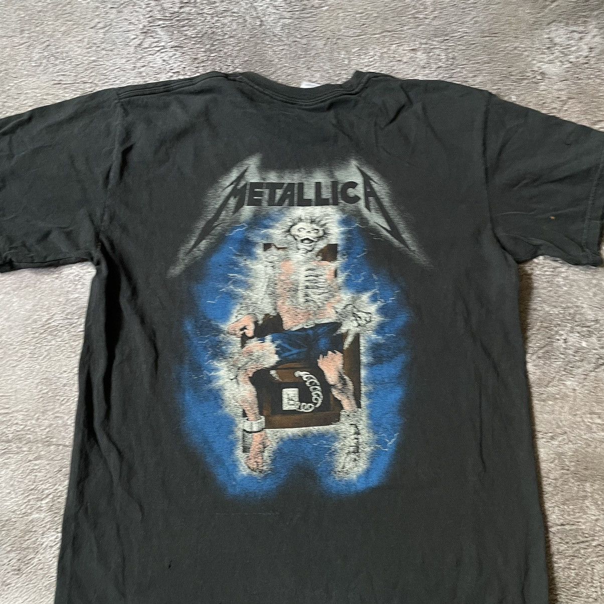 Vintage Vintage 90s Metallica Band Tee Graphic Grunge Punk Worn In M Size US M / EU 48-50 / 2 - 7 Thumbnail