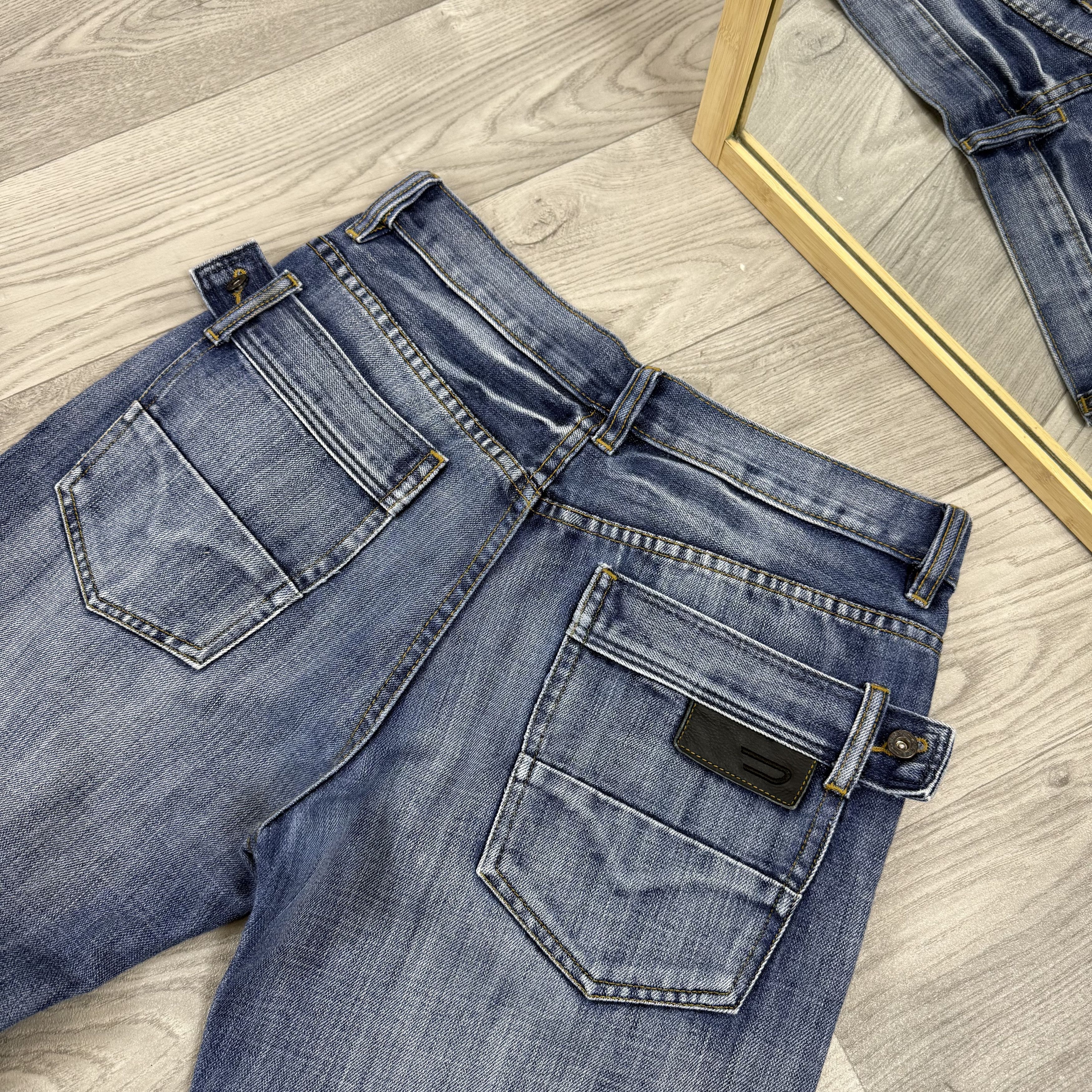 Diesel Vintage Diesel Y2K Rare Blue Denim Straight Jeans 32 Size US 32 / EU 48 - 7 Thumbnail