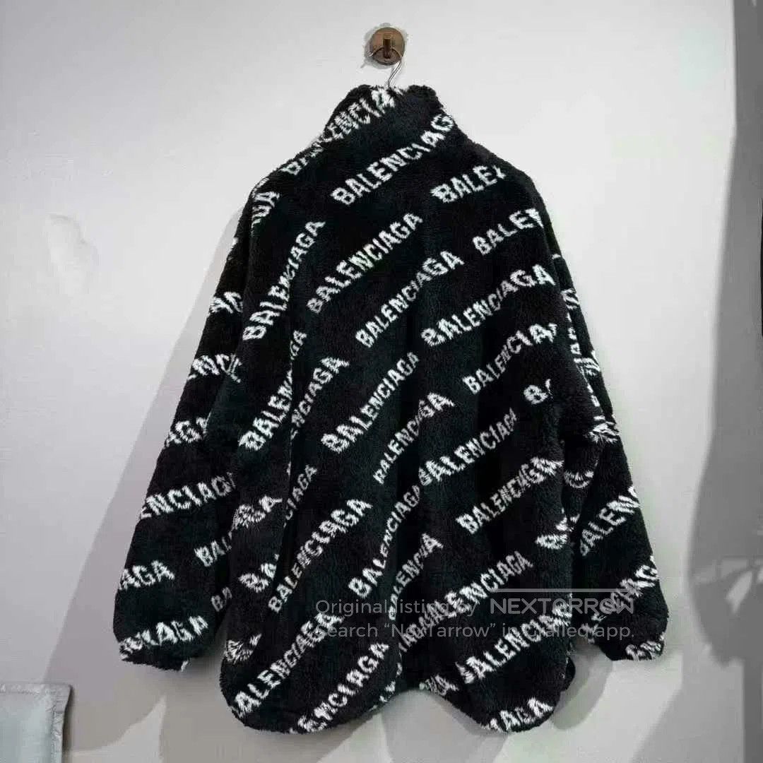Balenciaga black and white fluffy teddy coat. Size S / US 4 / IT 40 - 2 Thumbnail