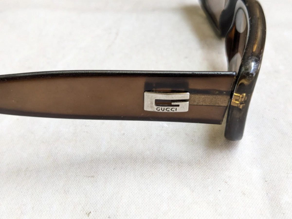 Gucci × Vintage Gucci Sunglasses GG2409/N/S Brown Y2K Size ONE SIZE - 5 Thumbnail