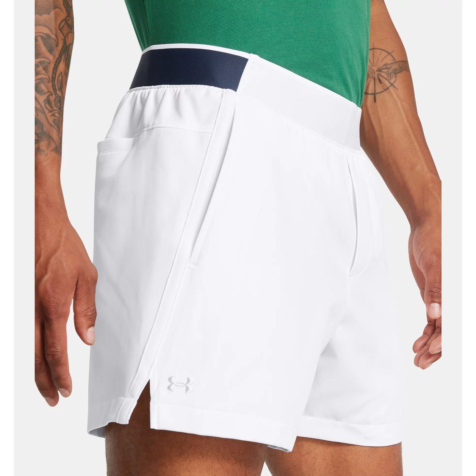 Under Armour NWT Under Armour UA Premier Woven Men's 6" Court Shorts Size US 35 - 2 Thumbnail