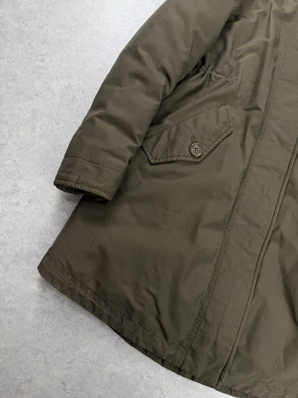 Woolrich Woolen Mills Women’s Woolrich Ramar Cloth Hooded Parka Jacket Olive M Size M / US 6-8 / IT 42-44 - 4 Thumbnail