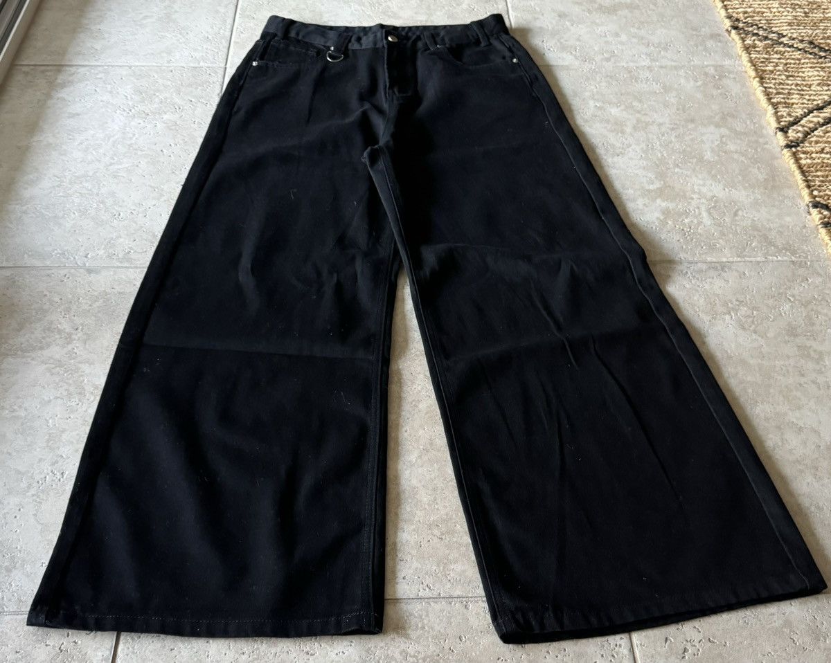 Navy Washed Super Baggy Jeans