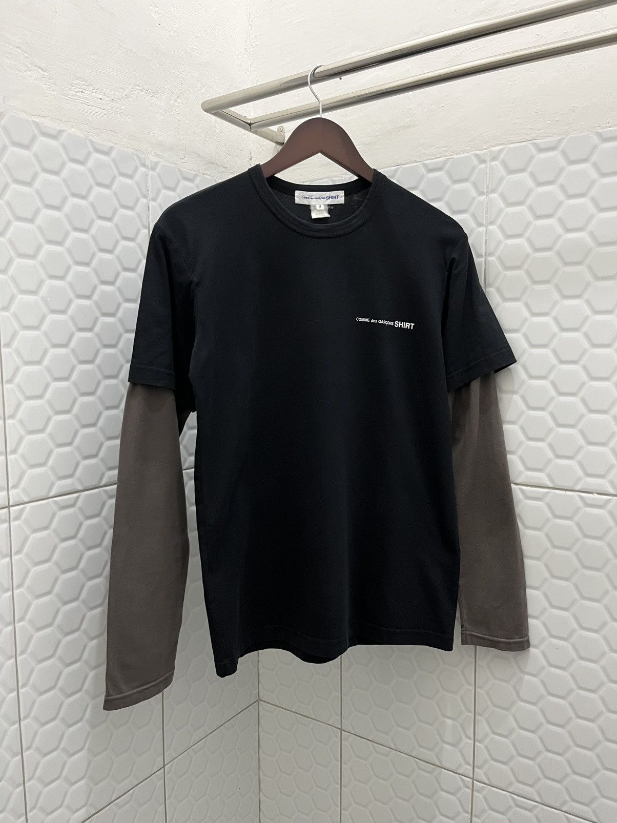 Comme des Garcons Homme Comme Des Garcons Double Layer Longsleeve Size US M / EU 48-50 / 2 - 2 Thumbnail