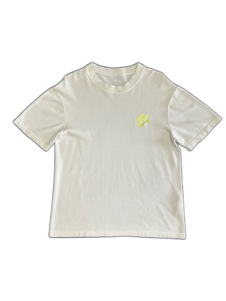 Louis Vuitton Louis Vuitton Neon Logo Knit T-Shirt Size US L / EU 52-54 / 3 - 1 Thumbnail