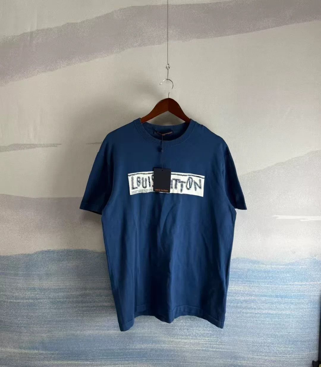 Louis Vuitton Louis Vuitton Blue Water Drop Knit Tee Size US M / EU 48-50 / 2 - 1 Thumbnail